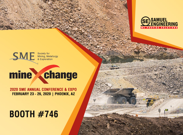 Come see us at the 2020 SME Annual Conference & Expo in Phoenix, AZ