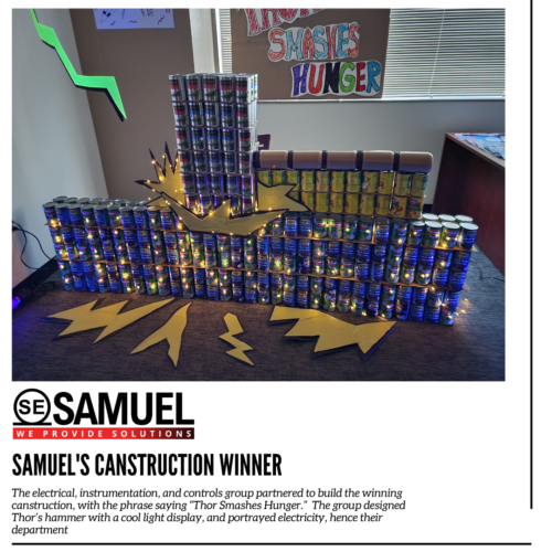 Samuel's Canstruction winner